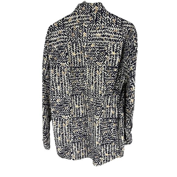 Vintage Saks Fifth Avenue Men’s Button Down Shirt Size Small Linen & Cotton - Picture 2 of 4